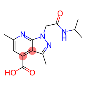 1-[2-(isopropylamino)-2-oxoethyl]-3,6-dimethyl-1H-pyrazolo[3,4-b]pyridine-4-carboxylic acid