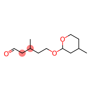 4-Methyl-2-[(4-methyl-6-oxo-1-oxahexan)-1-yl]-3,4,5,6-tetrahydro-2H-pyran