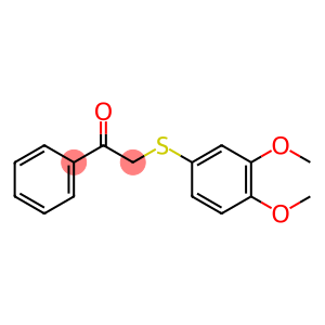 4-METHOXY-ALPHA-[(3-METHOXYPHENYL)THIO]ACETOPHENONE