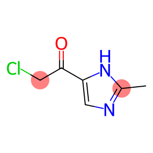 Ethanone, 2-chloro-1-(2-methyl-1H-imidazol-4-yl)- (9CI)