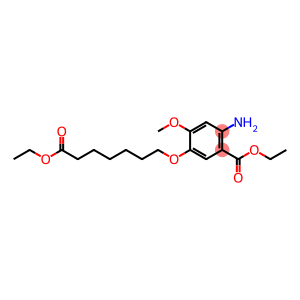 Ethyl 2 - aMino - 5 - ((7 - ethoxy - 7 - oxoheptyl)oxy) - 4 - Methoxybenzoate