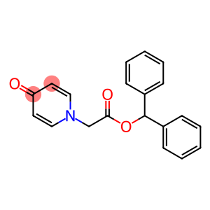 1(4H)-PYRIDINEACETIC ACID, 4-OXO-, DIPHENYLMETHYL ESTER