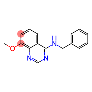 4-BENZYLAMINO-8-METHOXY-QUINAZOLINE