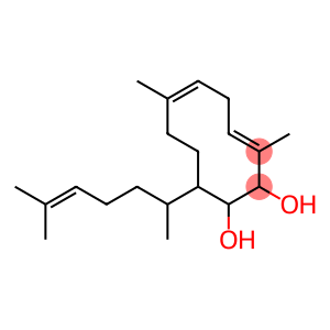 3,6-Cyclodecadiene-1,2-diol, 10-(1,5-dimethyl-4-hexenyl)-3,7-dimethyl- (9CI)