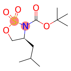 tert-butyl (S)-4-isobutyl-1,2,3-oxathiazolidine-3-carboxylate 2,2-dioxide