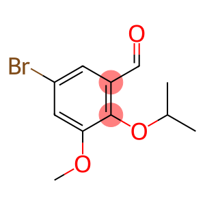 Benzaldehyde, 5-bromo-3-methoxy-2-(1-methylethoxy)-