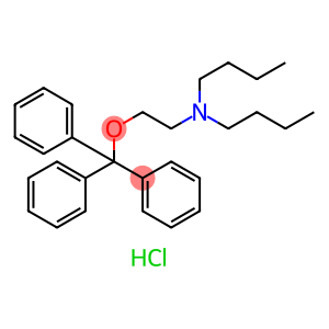 1-Butanamine, N-butyl-N-[2-(triphenylmethoxy)ethyl]-, hydrochloride (1:1)