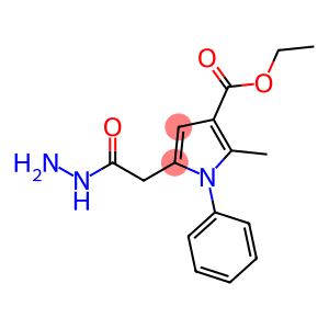 1H-Pyrrole-2-acetic acid, 4-(ethoxycarbonyl)-5-methyl-1-phenyl-, hydrazide