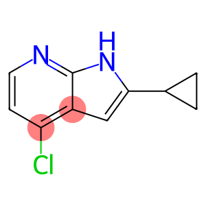 4-氯-2-环丙基-1H-吡咯并[2,3-B]吡啶