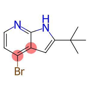 1H-Pyrrolo[2,3-b]pyridine, 4-broMo-2-(1,1-diMethylethyl)-