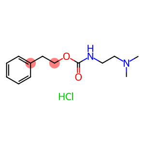 CARBAMIC ACID, (2-(DIMETHYLAMINO)ETHYL)-, PHENETHYL ESTER, MONOHYDROCH LORIDE