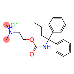 2-(1,1-diphenylbutylcarbamoyloxy)ethyl-dimethyl-azanium chloride