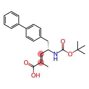 (2E,4S)-5-[1,1-Biphenyl]-4-yl-4-[[(1,1-dimethylethoxy)carbonyl]amino]-2-methyl-2-pentenoic Acid