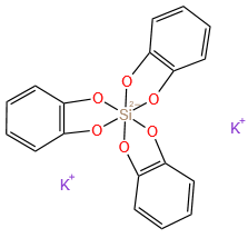 三(1,2-苯二醇酸根-O,O')硅酸二钾