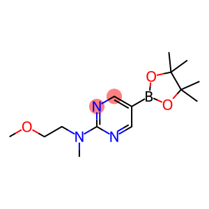 N-(2-Methoxyethyl)-N-methyl-5-(4,4,5,5-tetramethyl-1,3,2-dioxaborolan-2-yl)pyrimidin-2-amine