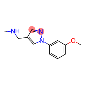 1-[1-(3-METHOXYPHENYL)-1H-PYRAZOL-4-YL]-N-METHYLMETHANAMINE