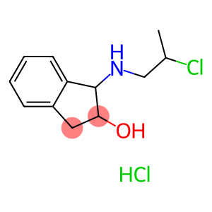 1H-Inden-2-ol,1-[(2-chloropropyl)amino]-2,3-dihydro-, hydrochloride (1:1)