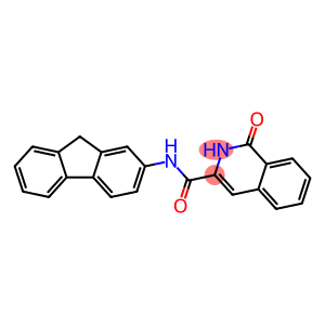 3-Isoquinolinecarboxamide,  N-9H-fluoren-2-yl-1,2-dihydro-1-oxo-