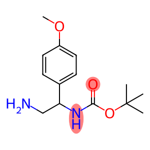 Carbamic acid, N-[2-amino-1-(4-methoxyphenyl)ethyl]-, 1,1-dimethylethyl ester