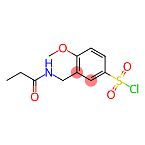4-甲氧基-3-(丙酰氨基甲基)苯-1-磺酰氯化