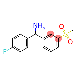 (4-Fluorophenyl)(3-methanesulfonylphenyl)methanamine