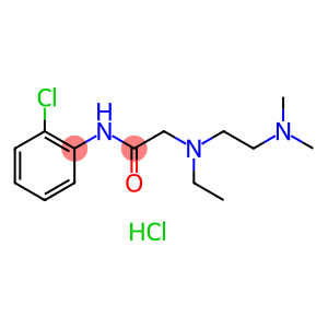 Acetamide, N-(2-chlorophenyl)-2-[[2-(dimethylamino)ethyl]ethylamino]-, hydrochloride (1:2)