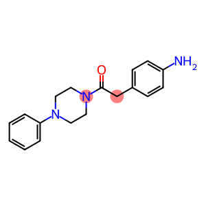 2-(4-胺苯基)-1-(4-苯基哌嗪-1-基)乙基-1-酮