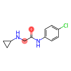 N-(4-chlorophenyl)-2-(cyclopropylamino)acetamide