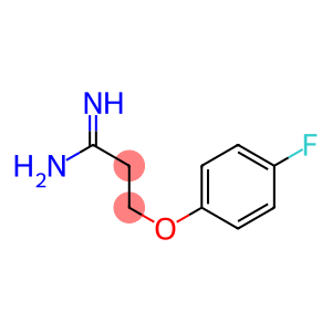 3-(4-fluorophenoxy)propanamidine