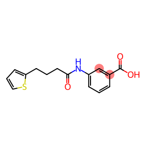 3-[4-(thiophen-2-yl)butanamido]benzoic acid