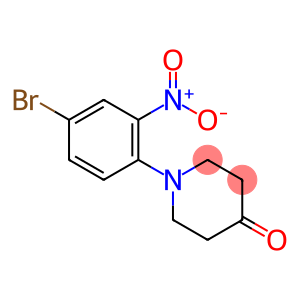 1-(4-bromo-2-nitrophenyl)piperidin-4-one