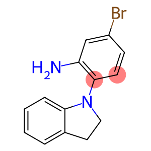 5-Bromo-2-(2,3-dihydro-1H-indol-1-yl)phenylamine