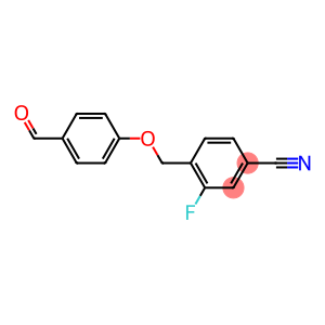 3-fluoro-4-[(4-formylphenoxy)methyl]benzonitrile