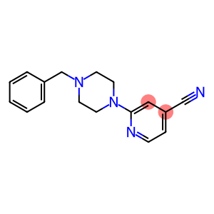 2-(4-benzylpiperazin-1-yl)isonicotinonitrile