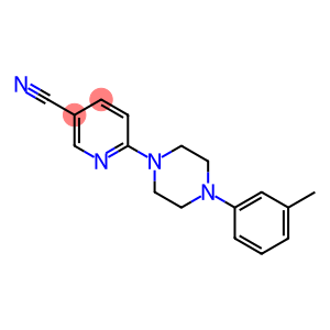 6-[4-(3-methylphenyl)piperazin-1-yl]pyridine-3-carbonitrile