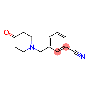 3-[(4-oxopiperidin-1-yl)methyl]benzonitrile