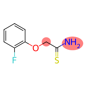 2-(2-fluorophenoxy)ethanethioamide