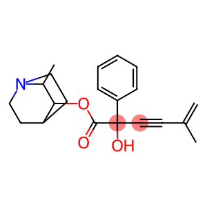 (7-methyl-1-azabicyclo[2.2.2]oct-8-yl) 2-hydroxy-5-methyl-2-phenyl-hex -5-en-3-ynoate