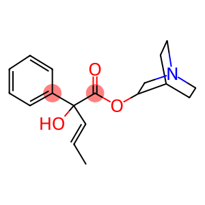 3-Quinuclidyl phenyl(trans-1-propenyl)glycolate