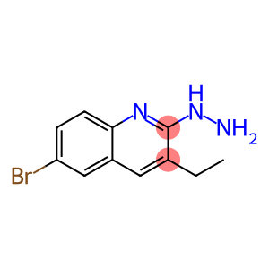 (6-bromo-3-ethylquinolin-2-yl)hydrazine