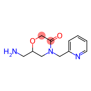 3-Morpholinone, 6-(aminomethyl)-4-(2-pyridinylmethyl)-