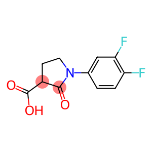 1-(3,4-difluorophenyl)-2-oxopyrrolidine-3-carboxylic acid