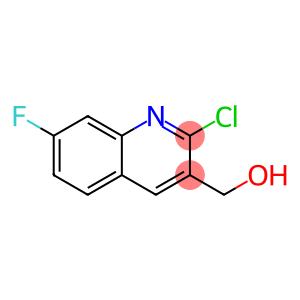 3-Quinolinemethanol, 2-chloro-7-fluoro-