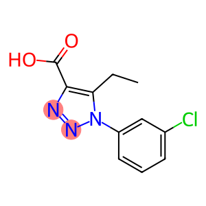 1-(3-chlorophenyl)-5-ethyltriazole-4-carboxylic acid