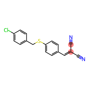 Propanedinitrile, 2-[[4-[[(4-chlorophenyl)methyl]thio]phenyl]methylene]-