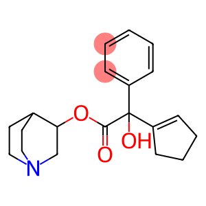 Benzeneacetic acid, α-1-cyclopenten-1-yl-α-hydroxy-, 1-azabicyclo[2.2.2]oct-3-yl ester