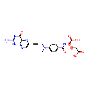 L-Glutamic acid, N-(4-(((2-amino-1,4-dihydro-4-oxo-6-pteridinyl)methyl)-2-propylamino)benzoyl)-