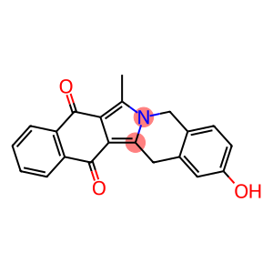 Benz[5,6]isoindolo[2,1-b]isoquinoline-8,13-dione, 5,14-dihydro-2-hydroxy-7-methyl-