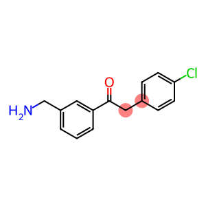 1-(3-AMINOMETHYL-PHENYL)-2-(4-CHLORO-PHENYL)-ETHANONE