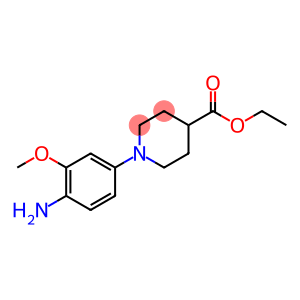 ethyl 1-(4-amino-3-methoxyphenyl)-4-piperidinecarboxylate